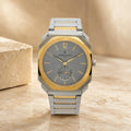 Pierre Cardin Two Tone Watch, Octagonal Bezel Stainless Steel Mens Gift
