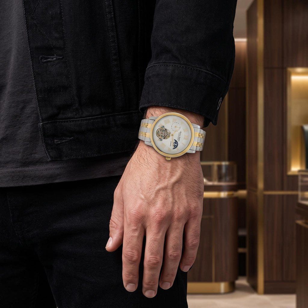 Thomas Tompion Automatic Watch Limited Edition, Two Tone Stainless Steel