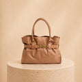 US Polo Assn Peach Tote Bag, Jane Large Shoulder Handbag, Gold Horsebit Shopper Bag, Everyday Womens Purse, Gift for Her