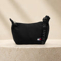 Tommy Jeans Black Shoulder Bag, Crescent Crescent Bag, Everyday Handbag