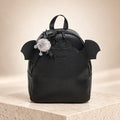 Bessie London Black Bat Backpack, Gothic Mini Bag, Halloween Backpack