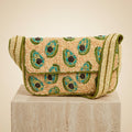 Mirasol Beaded Avocado Grab Bag, Multicoloured Food Novelty Handbag, Quirky Gift