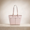 Michael Kors Powder Blush Jet Set Tote, Pink Pebbled Leather Shoulder Bag