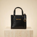 Juicy Couture Black Mini Tote Bag, Grace Collection, Top Handle, Crossbody