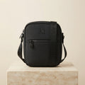 US Polo Assn Black Crossbody Bag, Boxy Everyday Shoulder Purse, Minimalist Gift