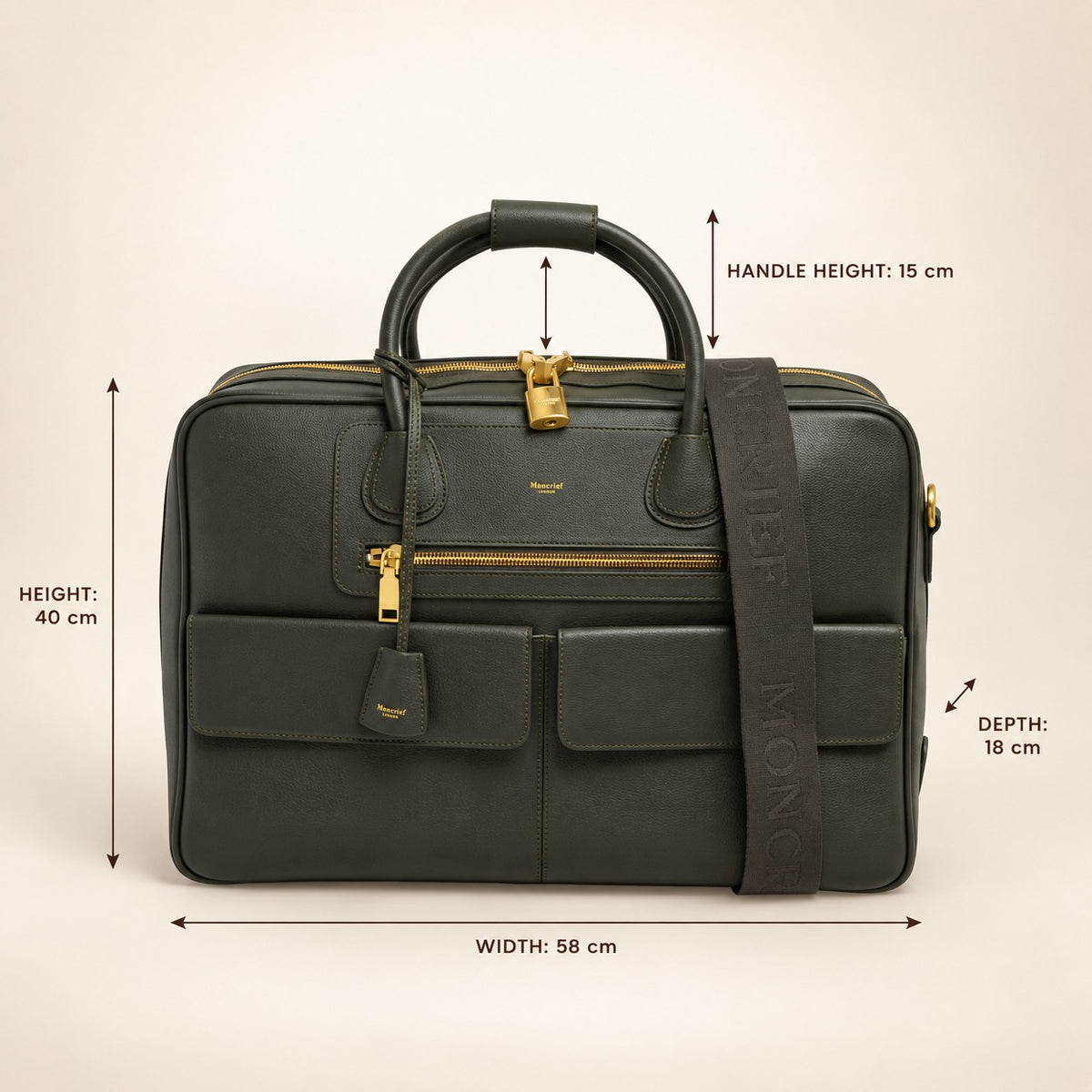 Moncrief Dark Green Weekender Grab Bag