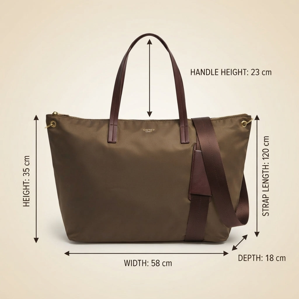 Osprey London Brown Nomad Weekender, Large Travel Bag