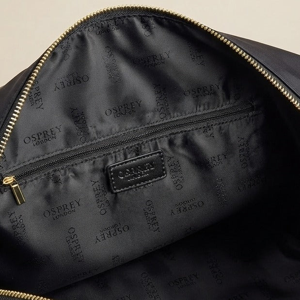 Osprey Black Nomad Workbag, Nylon Shoulder Bag, Work Tote, Minimalist Gift