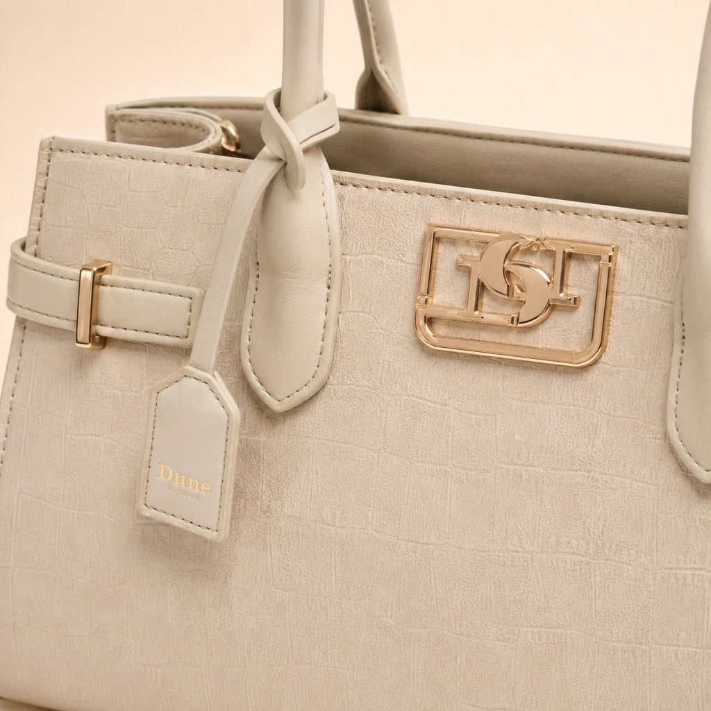 Dune Beige Shoulder Bag, Neutral Everyday Handbag, Chic Work Purse, Gift for Her