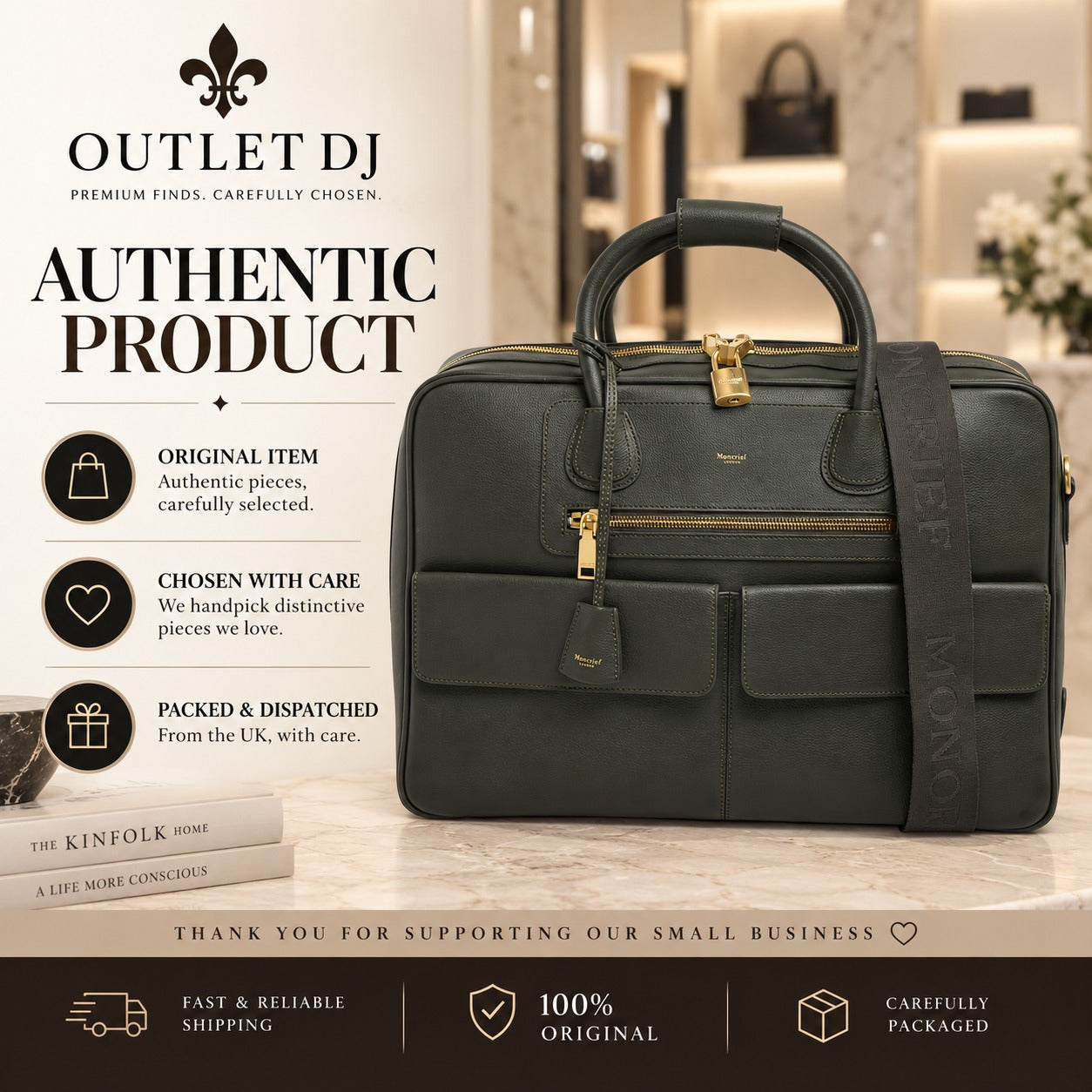 Moncrief Dark Green Weekender Grab Bag