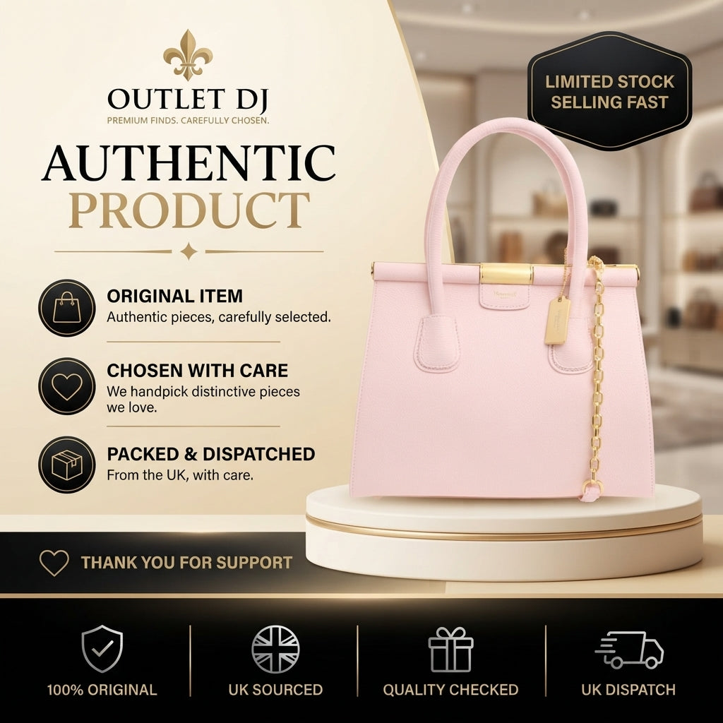 Moncrief Pink Structured Tote Bag, Pastel Aesthetic, Gold Hardware, Gift For Her