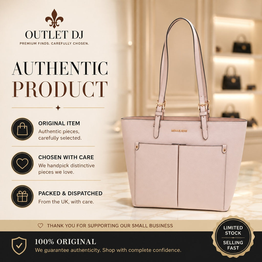Michael Kors Powder Blush Jet Set Tote, Pink Pebbled Leather Shoulder Bag
