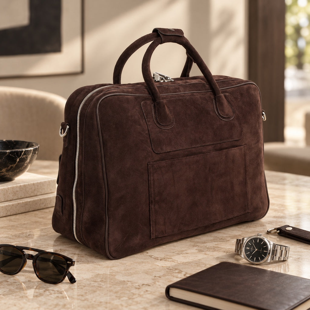 Moncrief Dark Brown Weekender Grab Bag